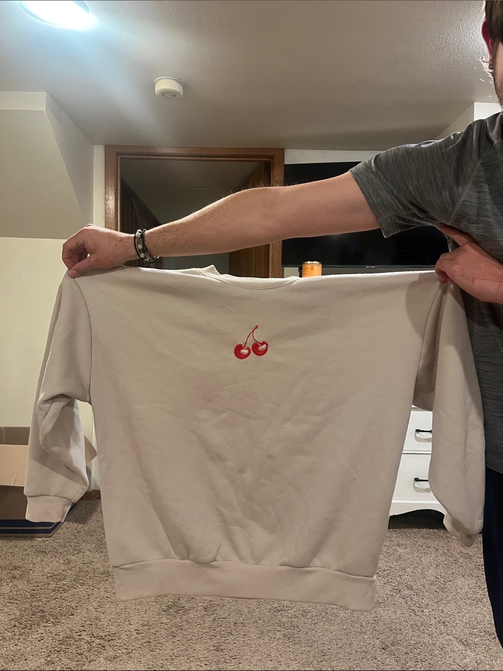 Large Cherry Vodka Sour Crewneck
